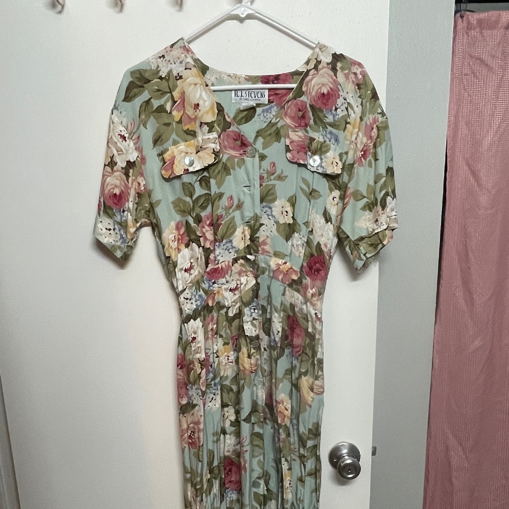 Vintage floral dress